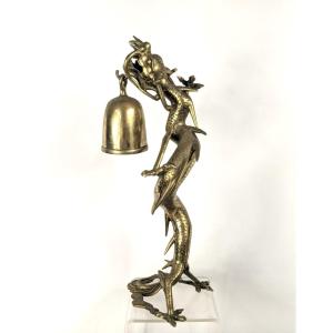 Dragon Gong - Brass 1930-50 Indochina