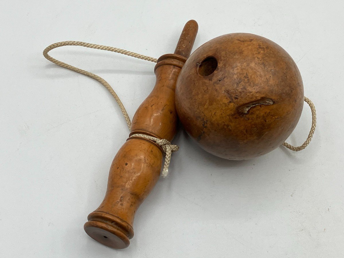 Gioco della palla in legno pregiato (bosso)-photo-2