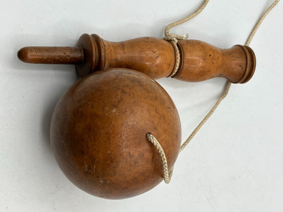 Gioco della palla in legno pregiato (bosso)-photo-4