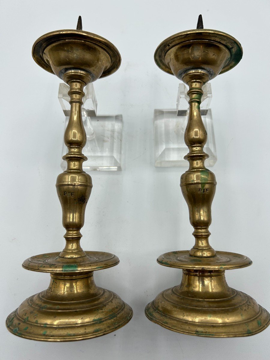 Candelabri coppia in bronzo-photo-1