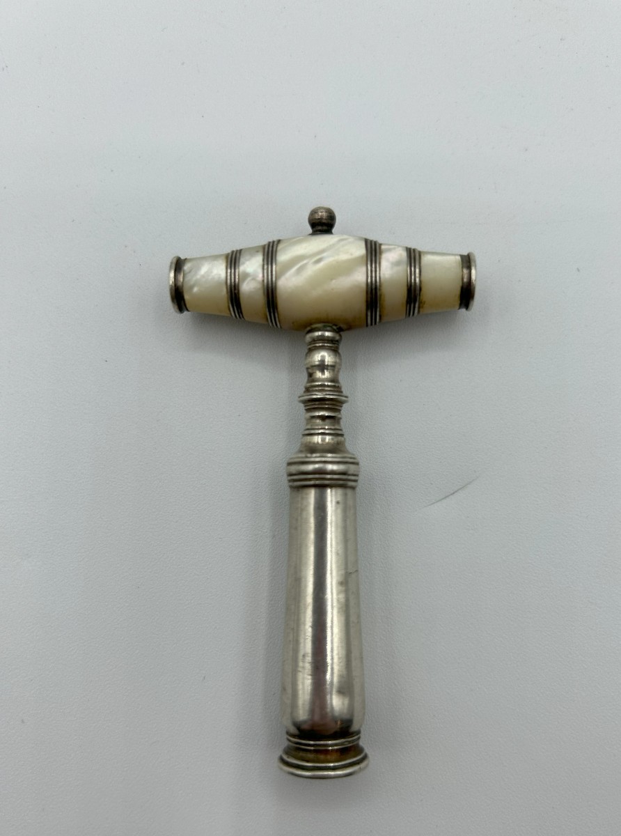 Cavatappi in madreperla e argento