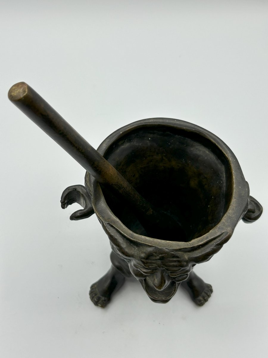 Mortaio in bronzo-photo-2