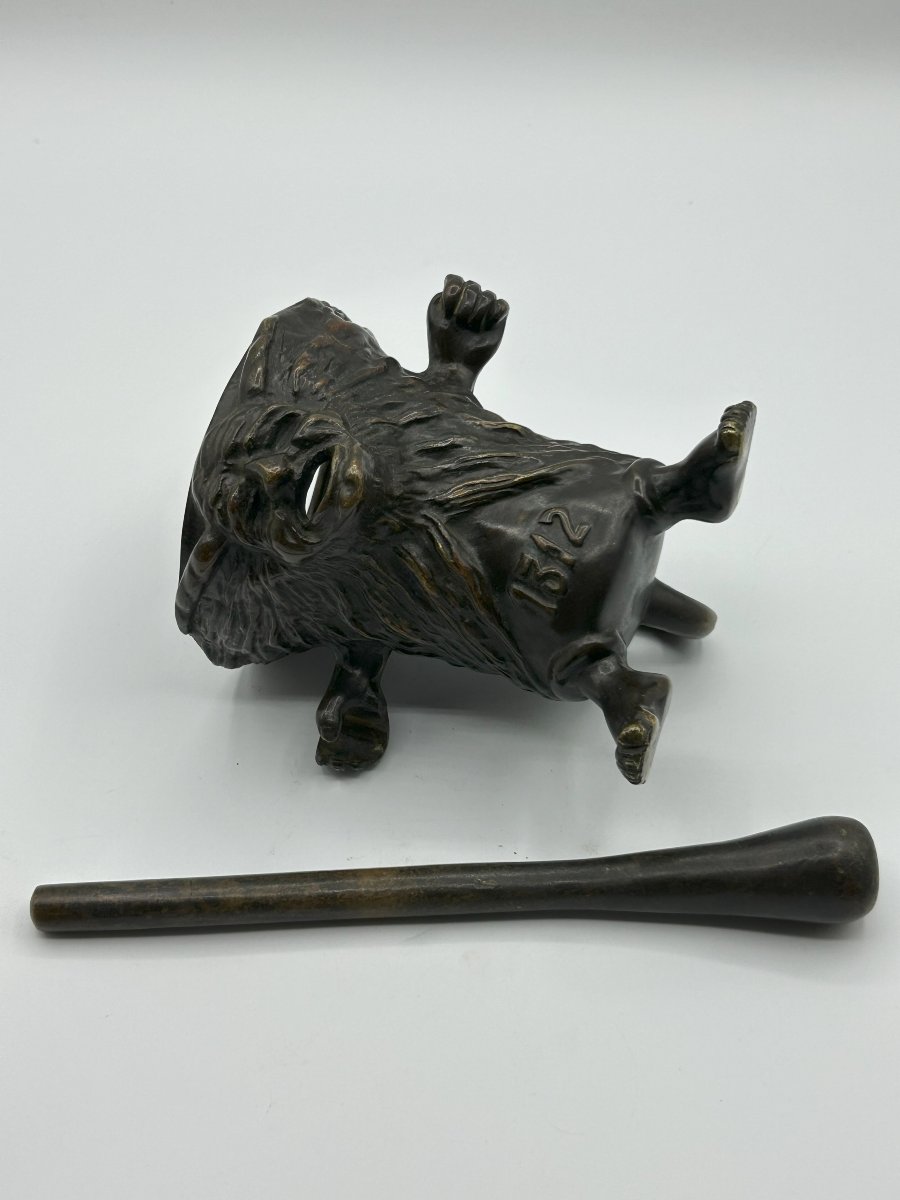 Mortaio in bronzo-photo-3