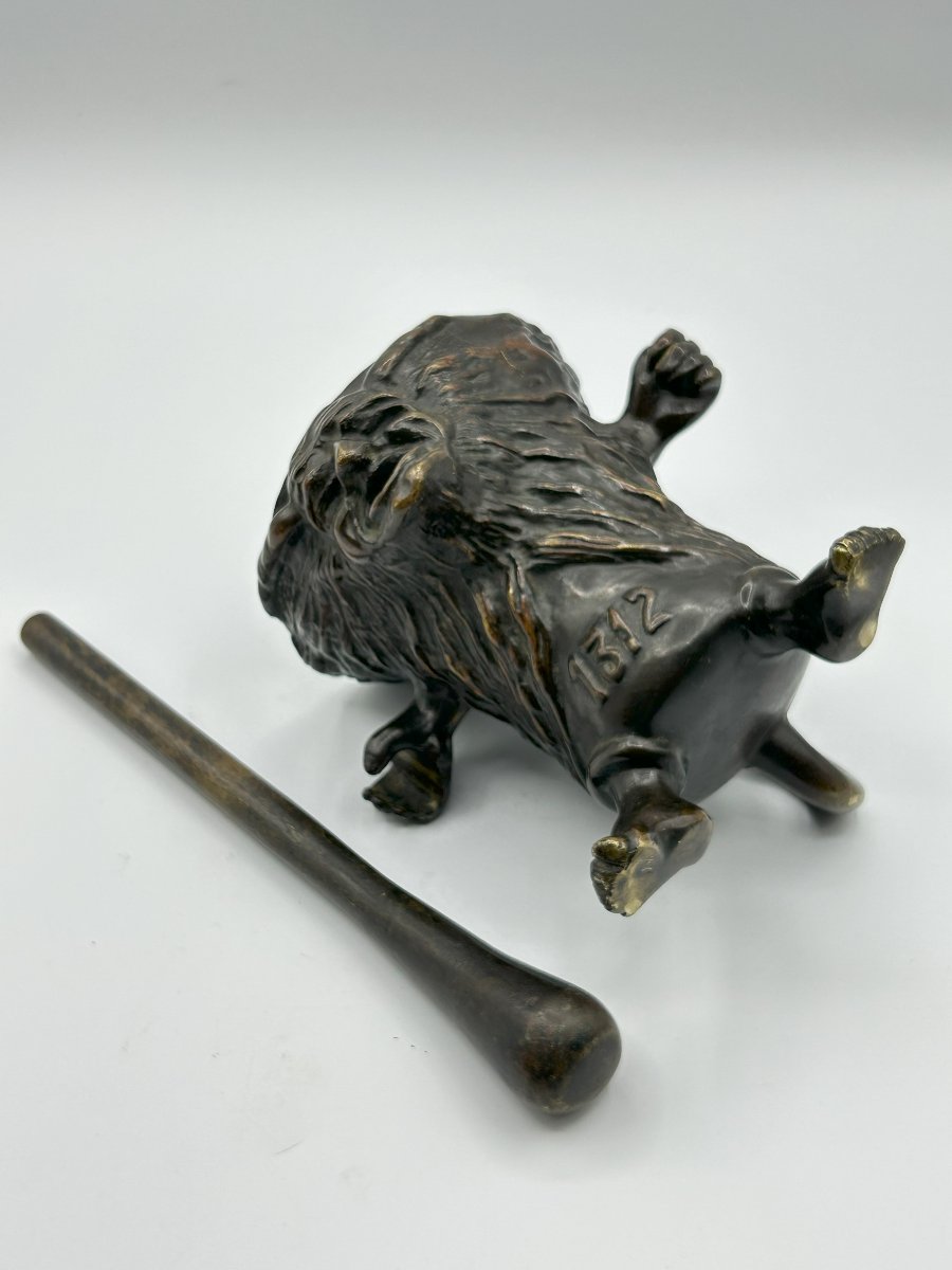 Mortaio in bronzo-photo-4