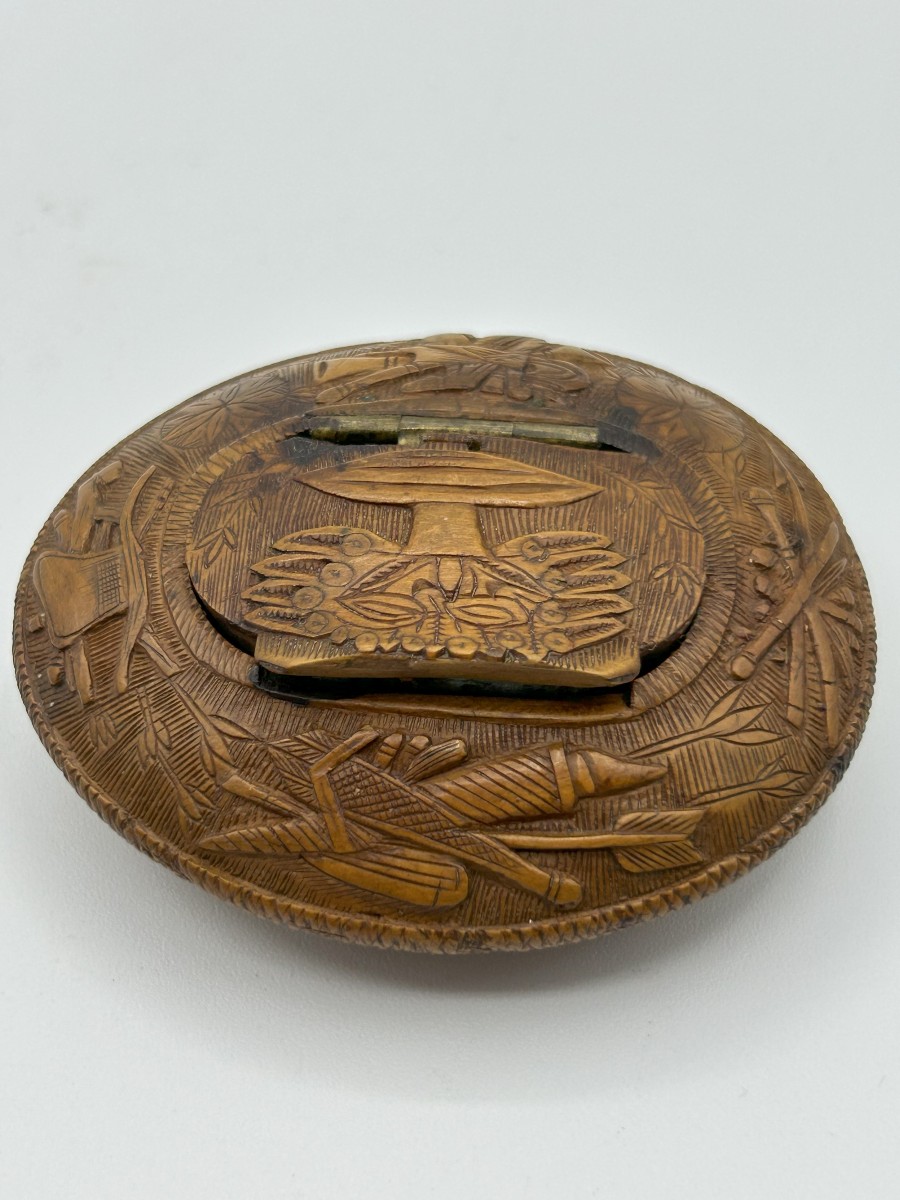 Tabacchiera in legno 