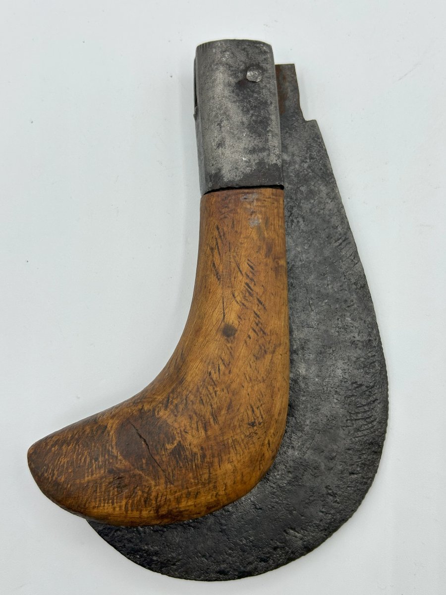 Coltello roncola in ferro forgiato-photo-1