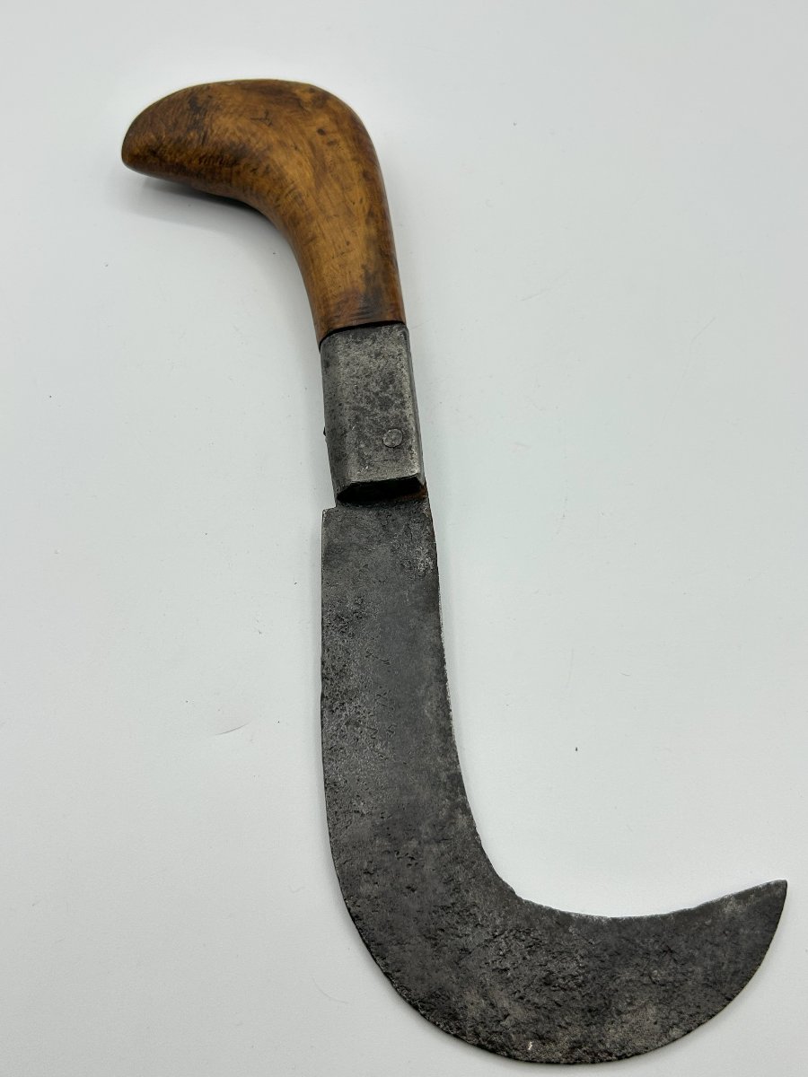 Coltello roncola in ferro forgiato-photo-5