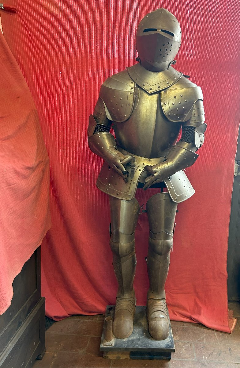 Armatura da cavaliere in ferro forgiato-photo-7