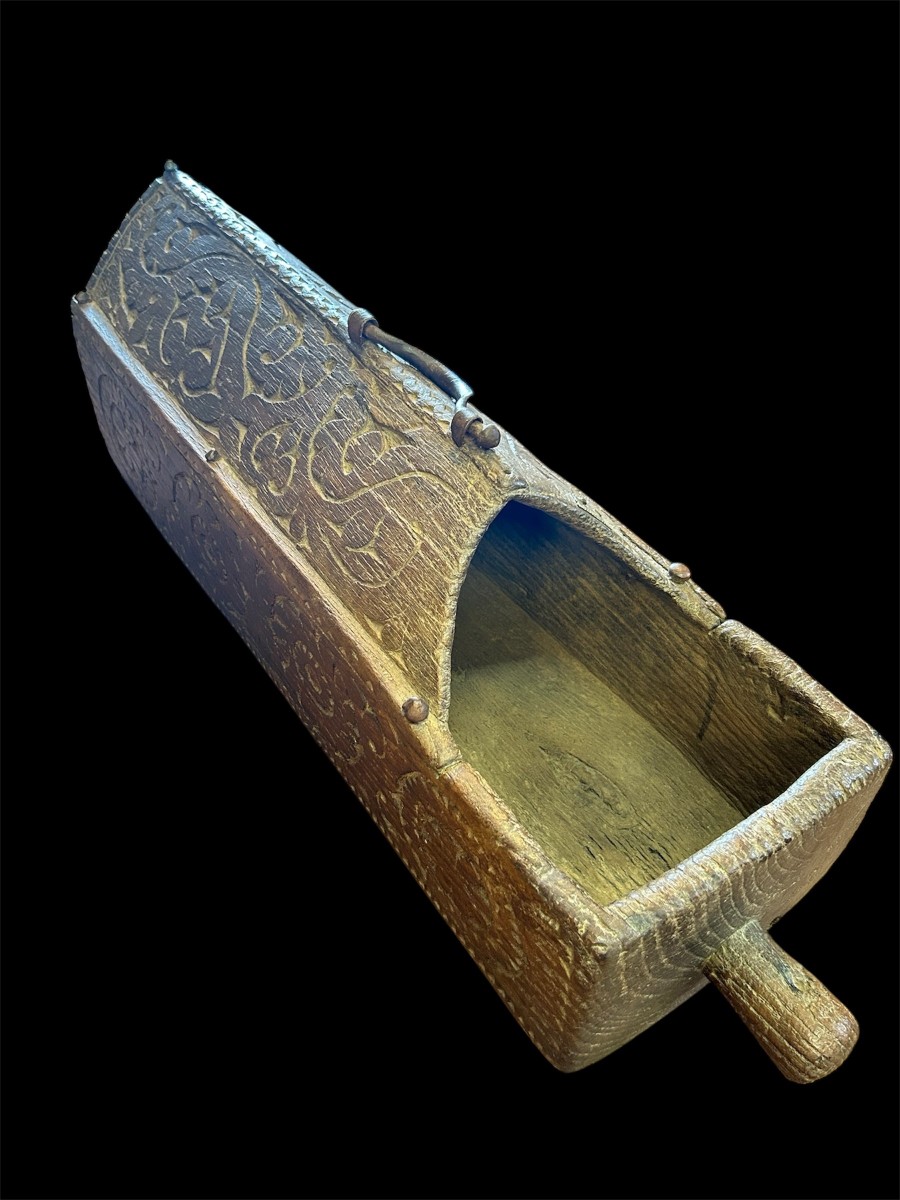 Recipiente per granaglie in legno