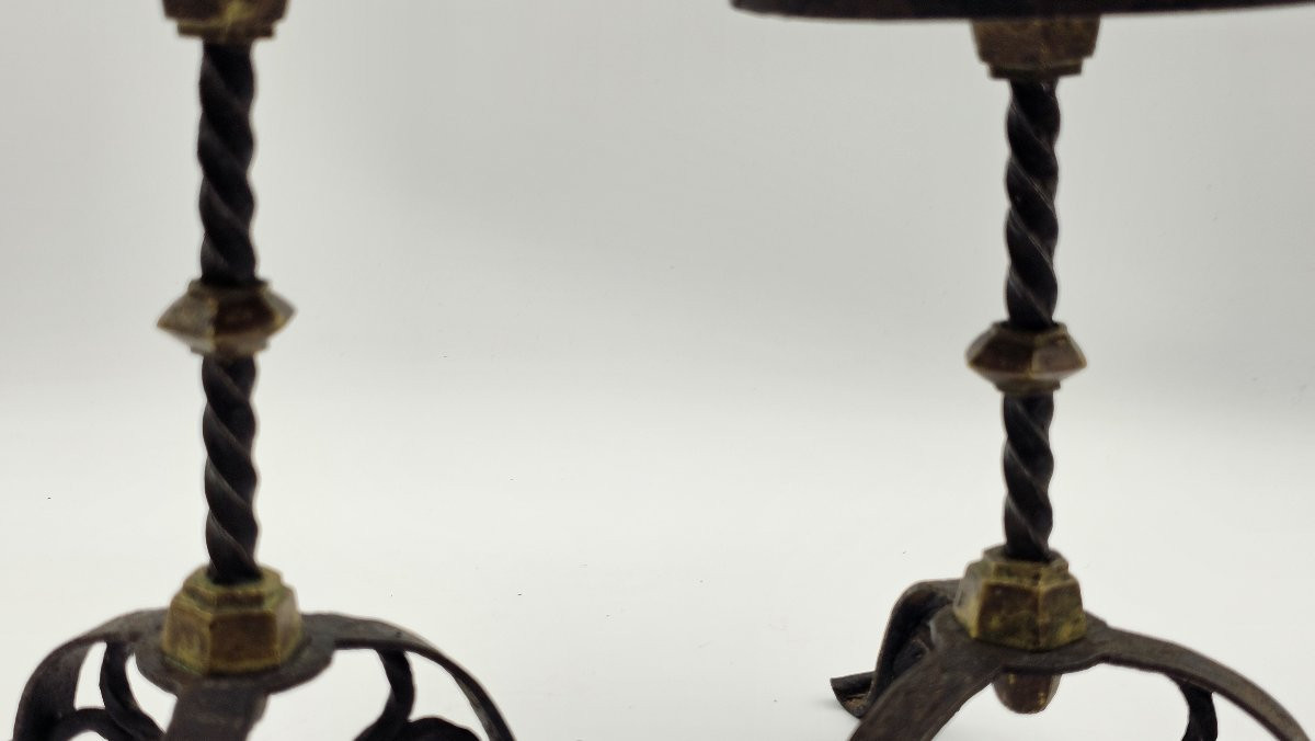 Candelabri da tavolo in ferro forgiato-photo-1