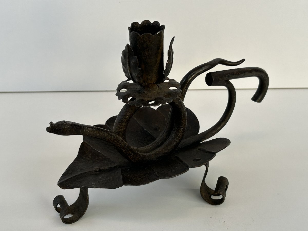 Candeliere in ferro forgiato -photo-2