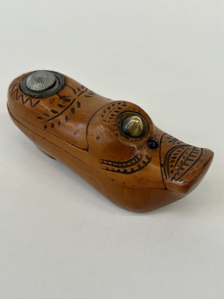 Tabacchiera in legno 