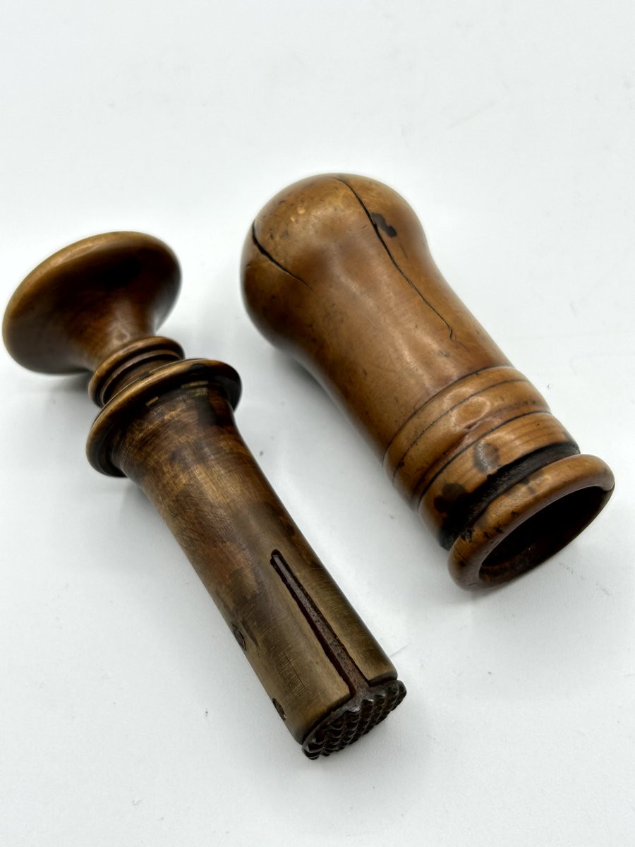 Trincia tabacco in legno di bosso-photo-3