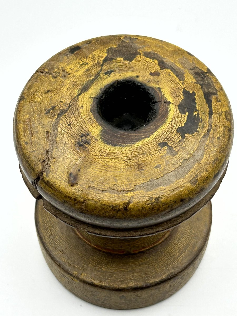 Candelabro in legno-photo-2