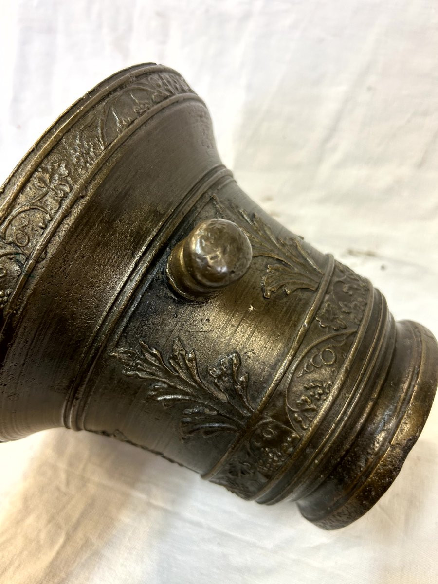 Mortaio in bronzo-photo-3