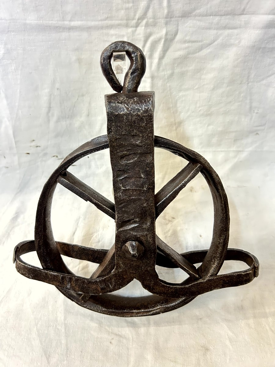 Carrucola in ferro forgiato-photo-1