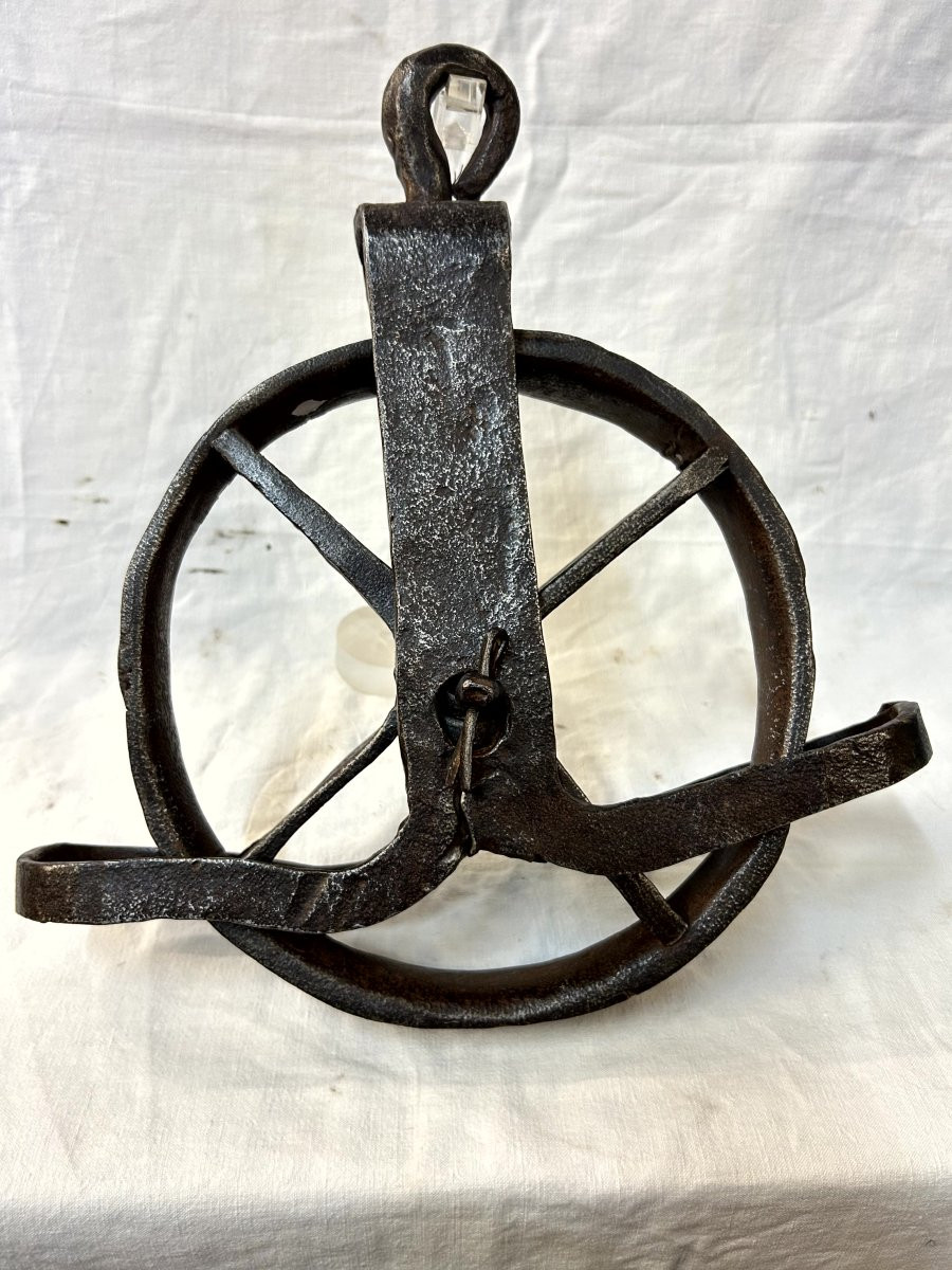 Carrucola in ferro forgiato-photo-2