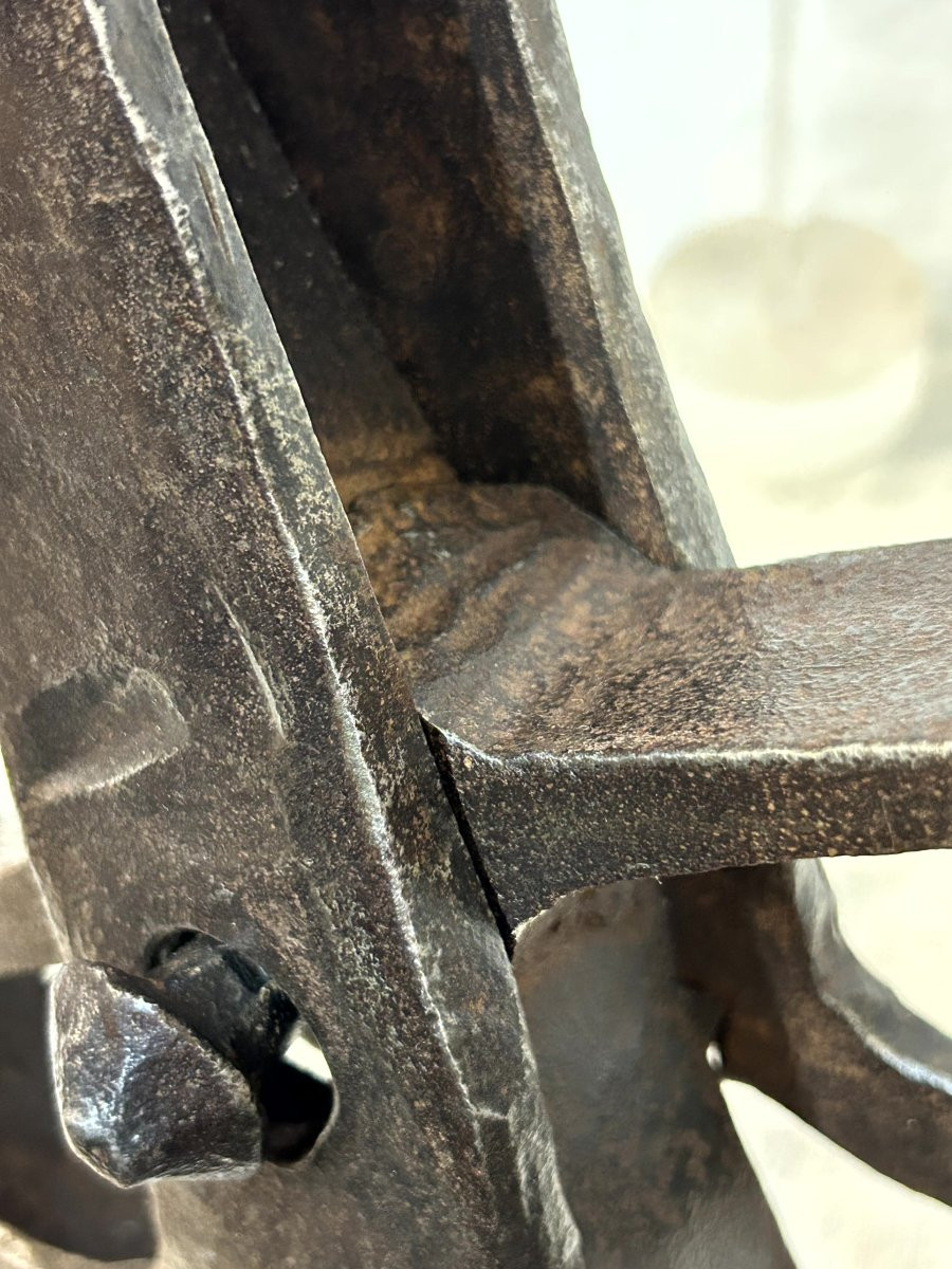 Carrucola in ferro forgiato-photo-4