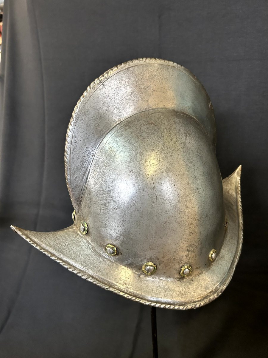 Morione in ferro forgiato-photo-3