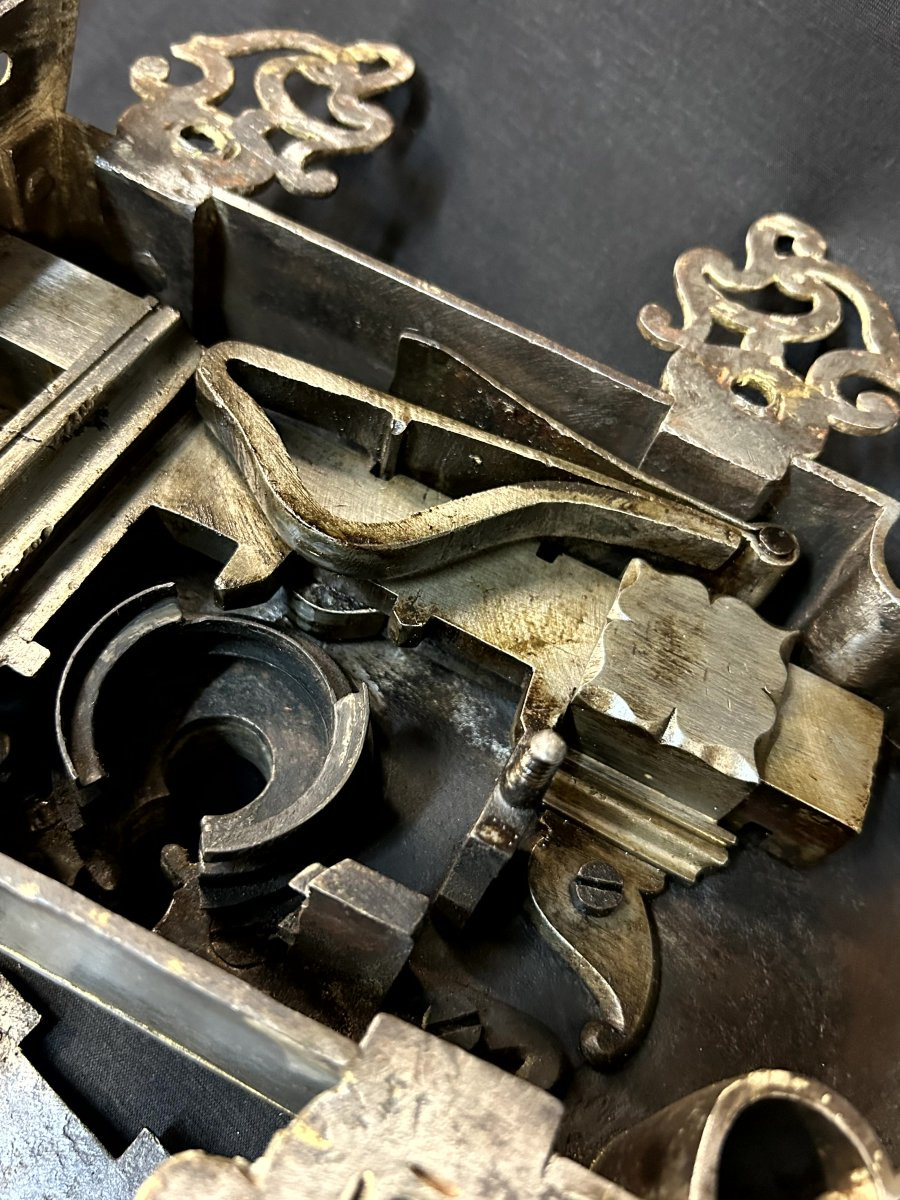 Chiave e serratura in ferro forgiato-photo-6