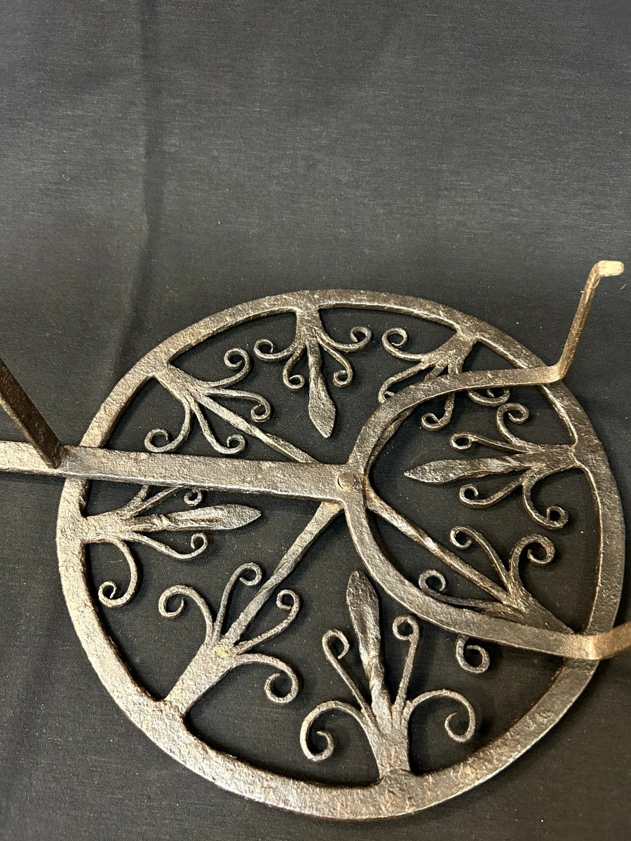 Griglia girevole in ferro forgiato-photo-3