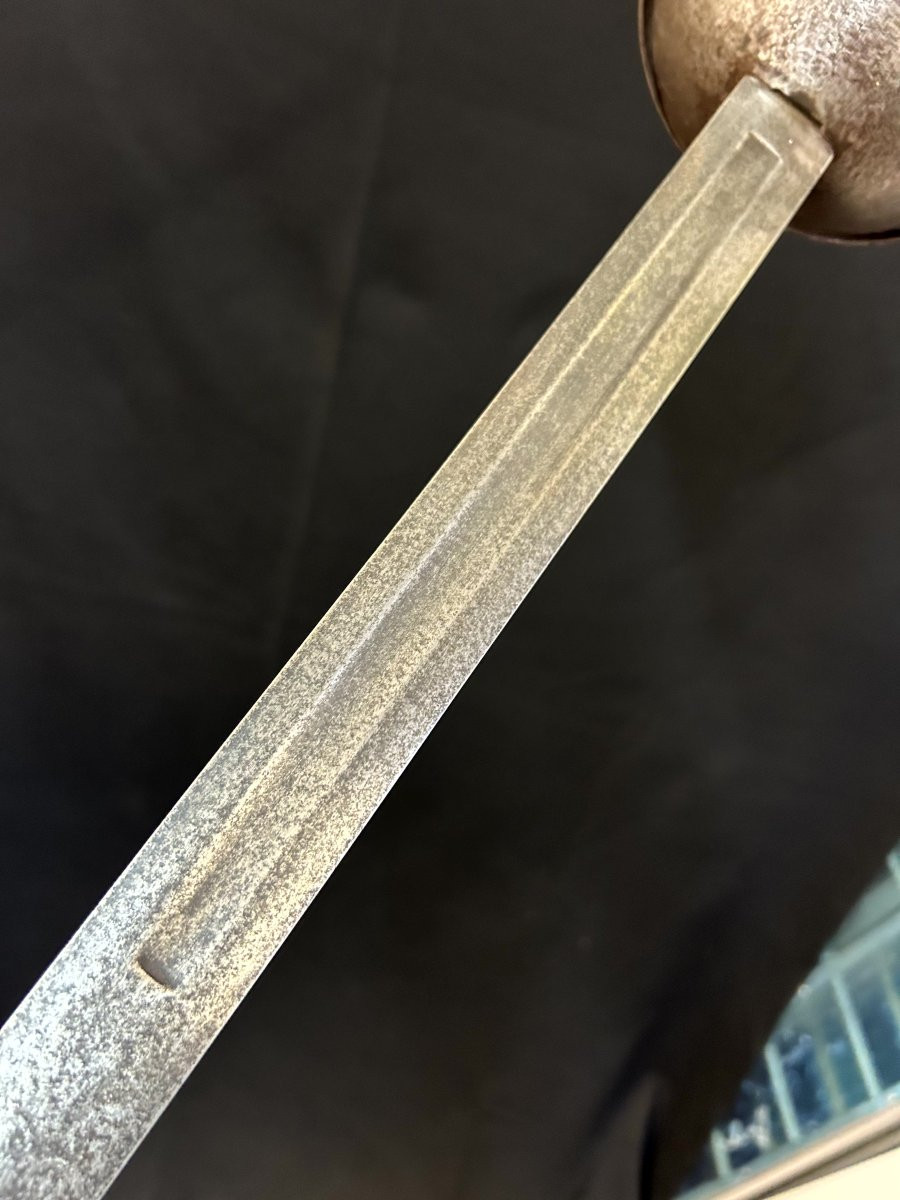 Spada a tazza in ferro forgiato-photo-2