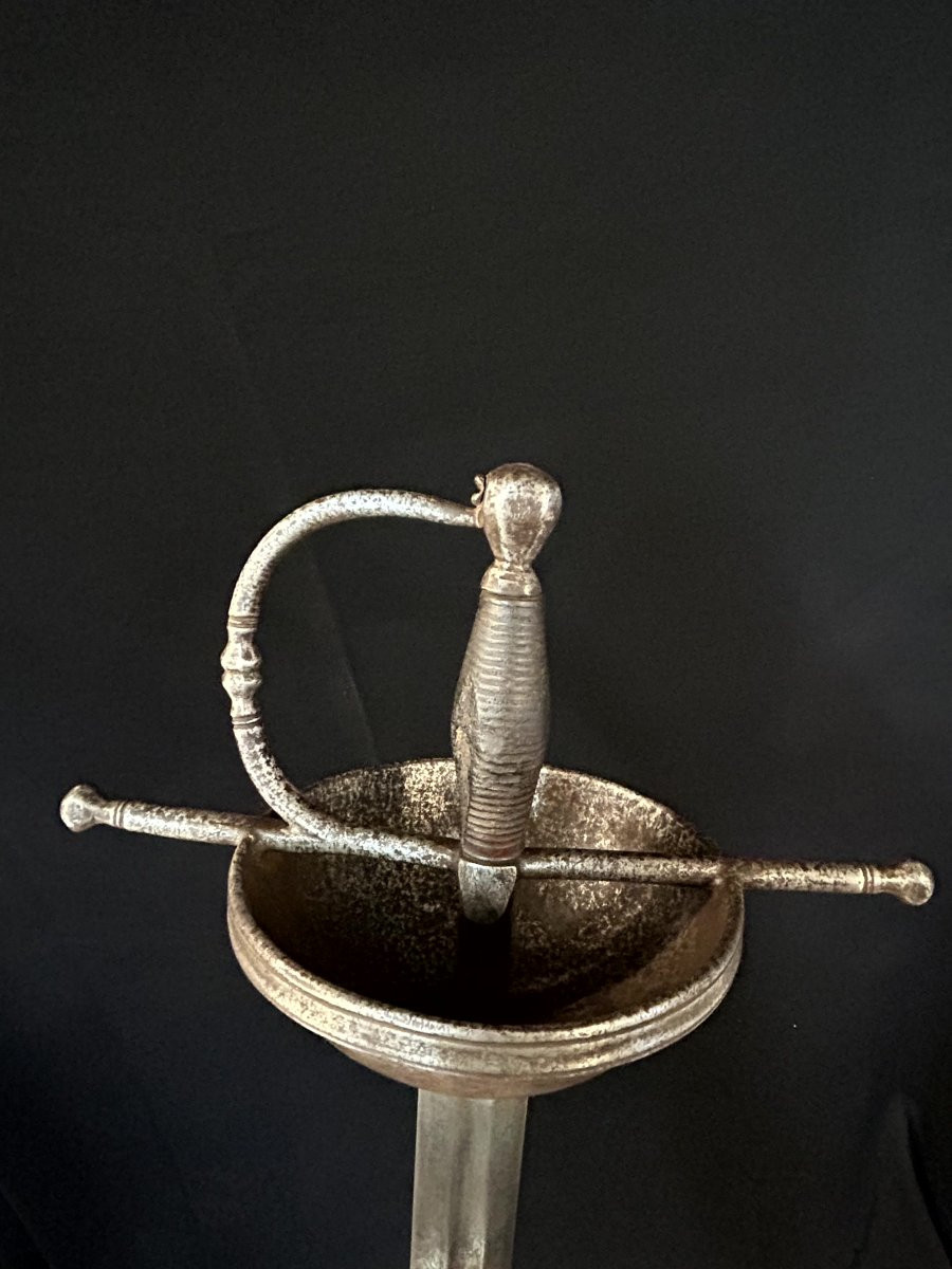 Spada a tazza in ferro forgiato-photo-5