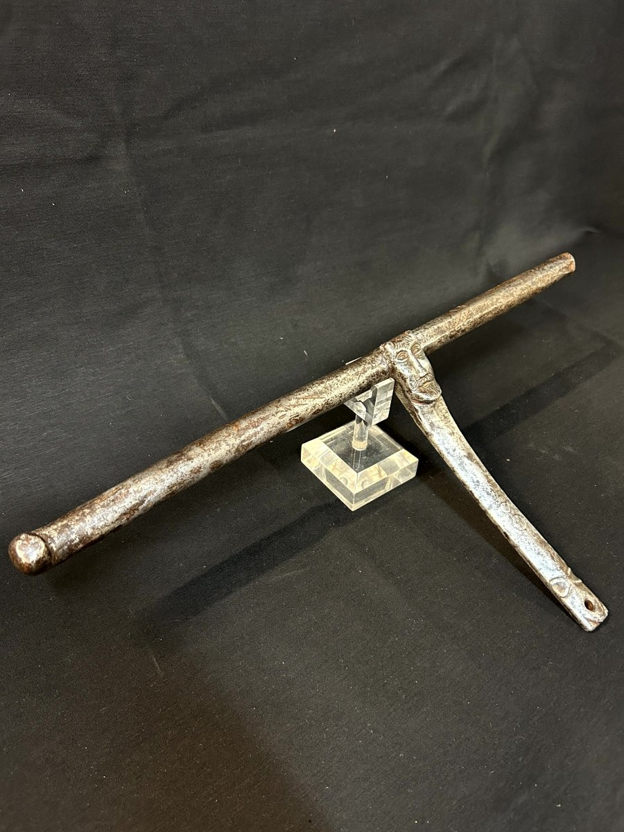 Catenaccio da porta in ferro forgiato-photo-2