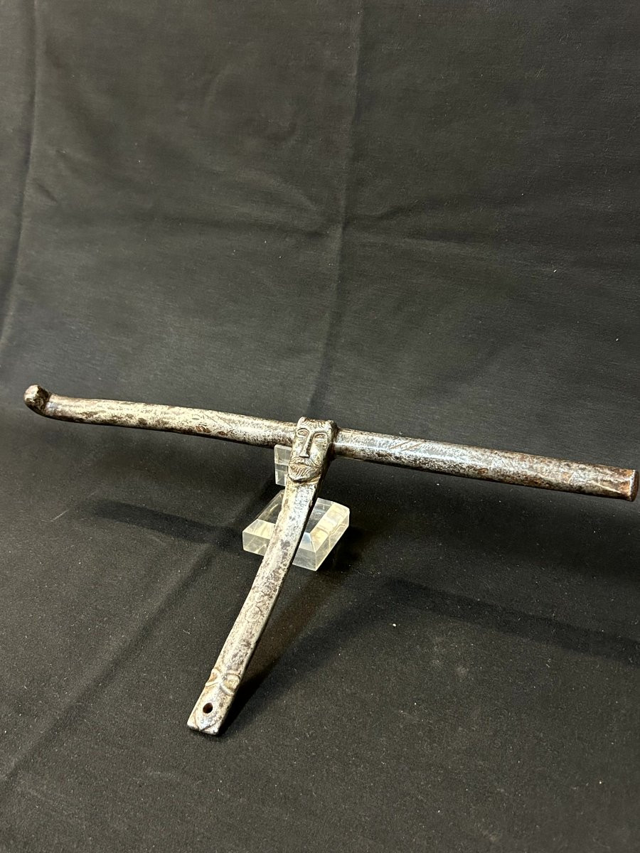 Catenaccio da porta in ferro forgiato-photo-4