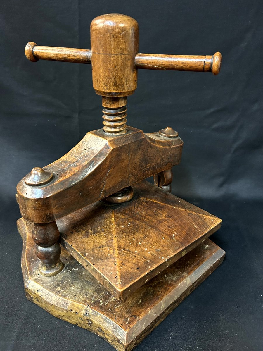 Pressa in legno di noce-photo-3