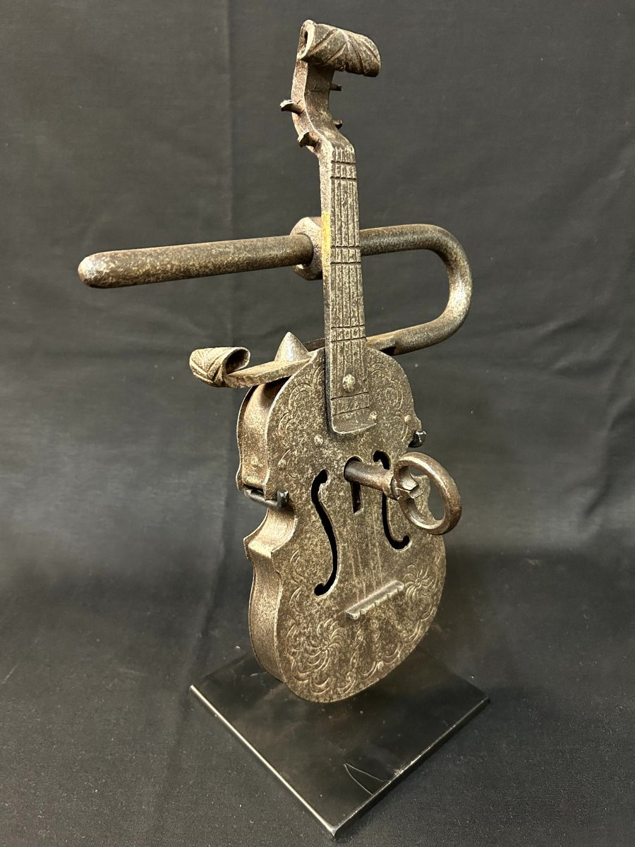 Lucchetto in ferro forgiato-photo-3