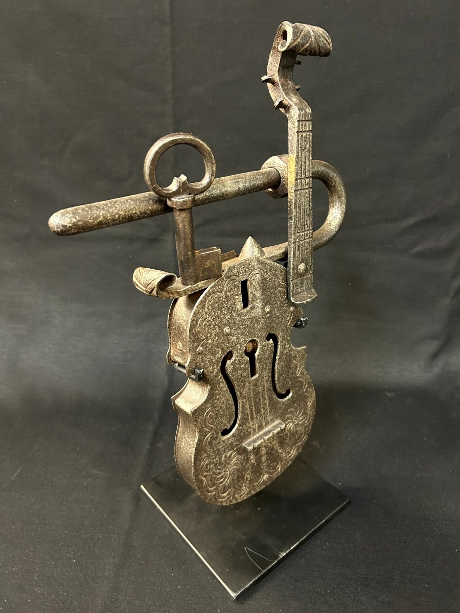 Lucchetto in ferro forgiato-photo-4