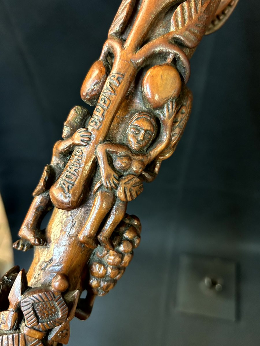 Bastone in legno di bosso -photo-4