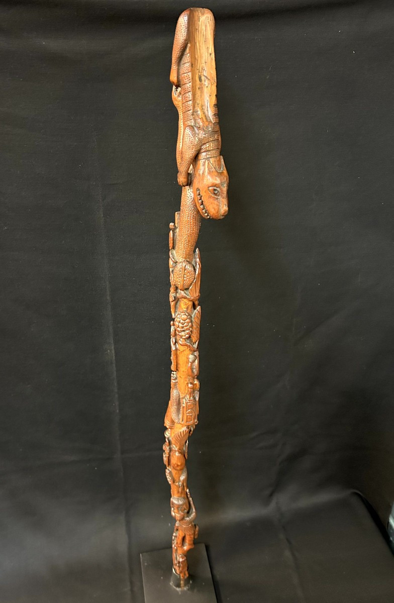 Bastone in legno di bosso 