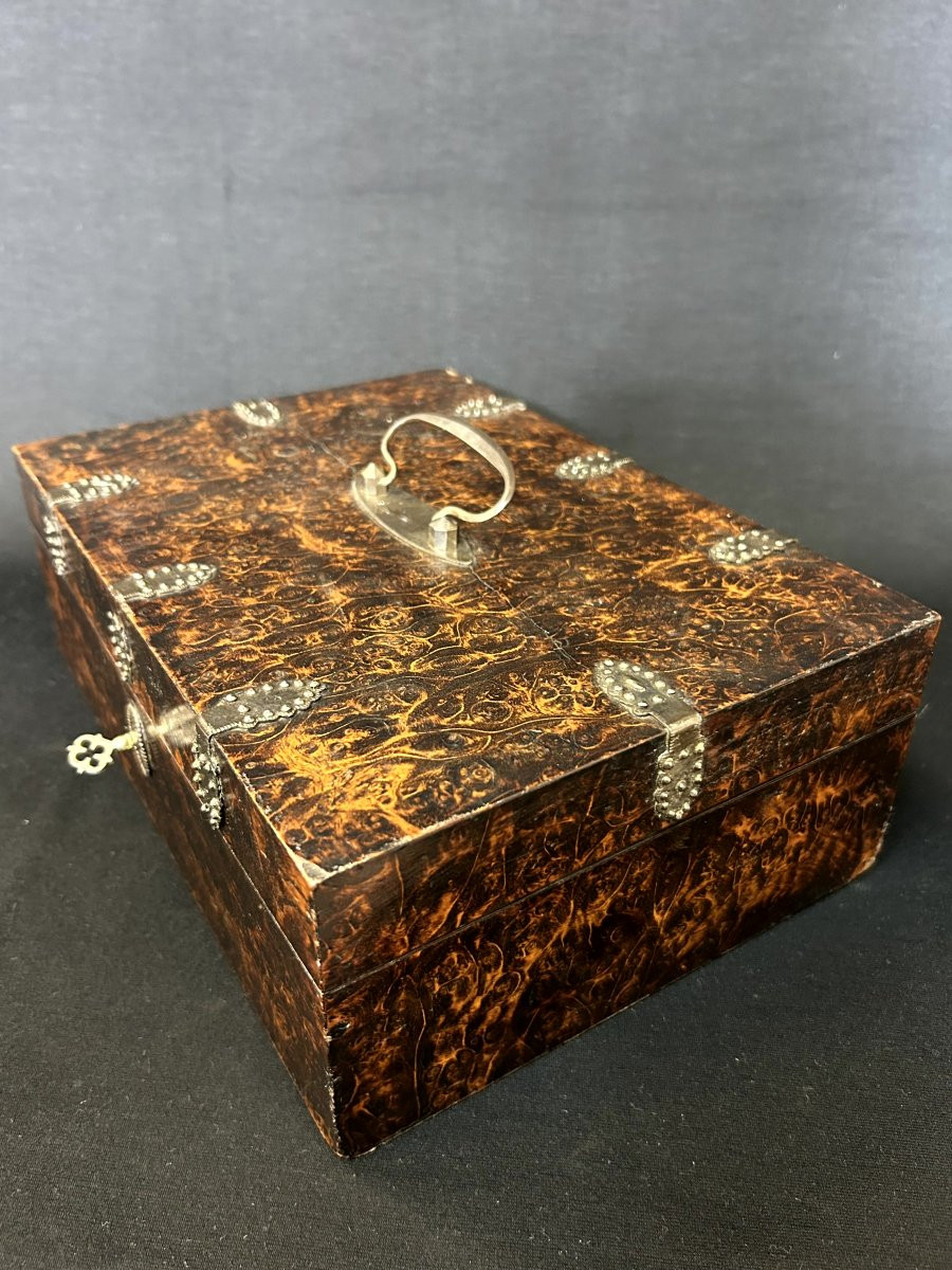 Scatola in legno di radica-photo-1