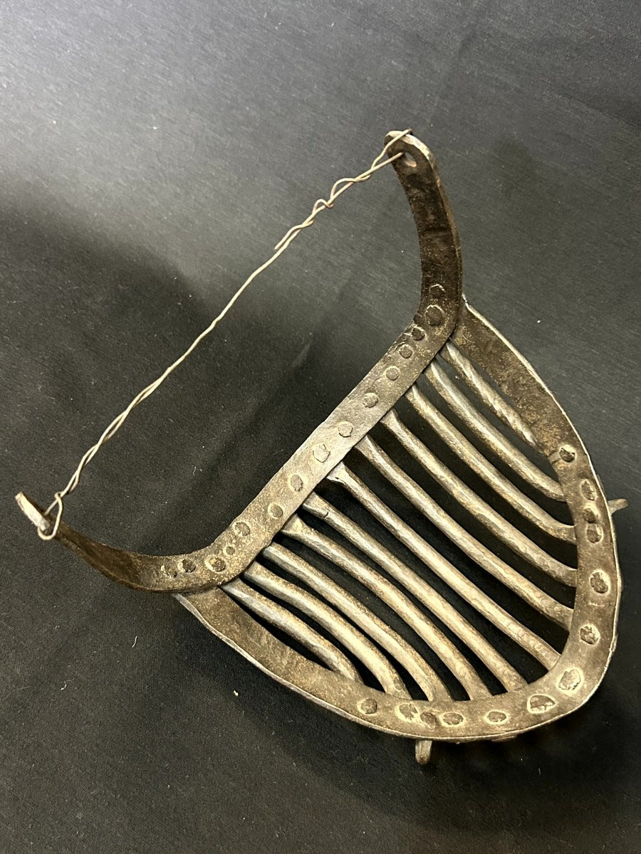 Visiera per elmo in ferro forgiato-photo-5