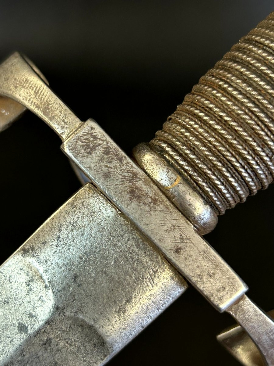 Pugnale in ferro forgiato mano sinistra-photo-2