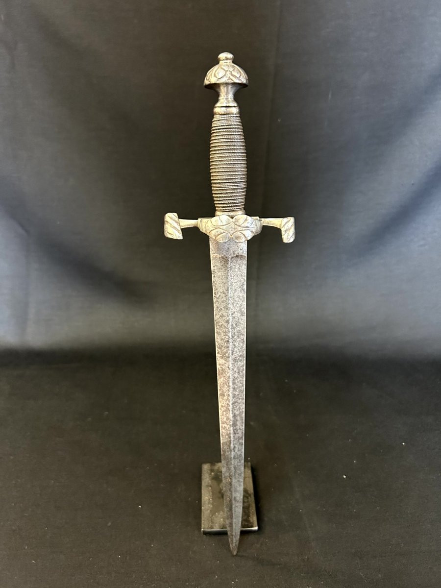 Pugnale in ferro forgiato mano sinistra-photo-4