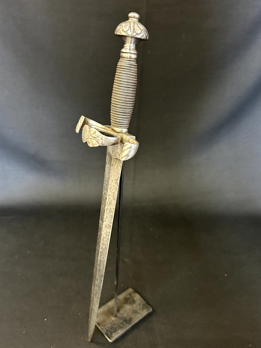 Pugnale in ferro forgiato mano sinistra-photo-2