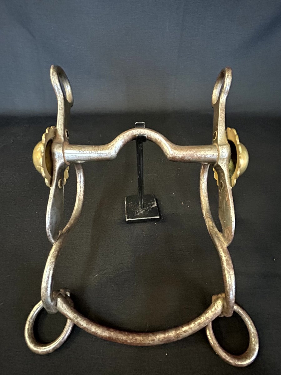 Morso da cavallo in ferro forgiato-photo-3