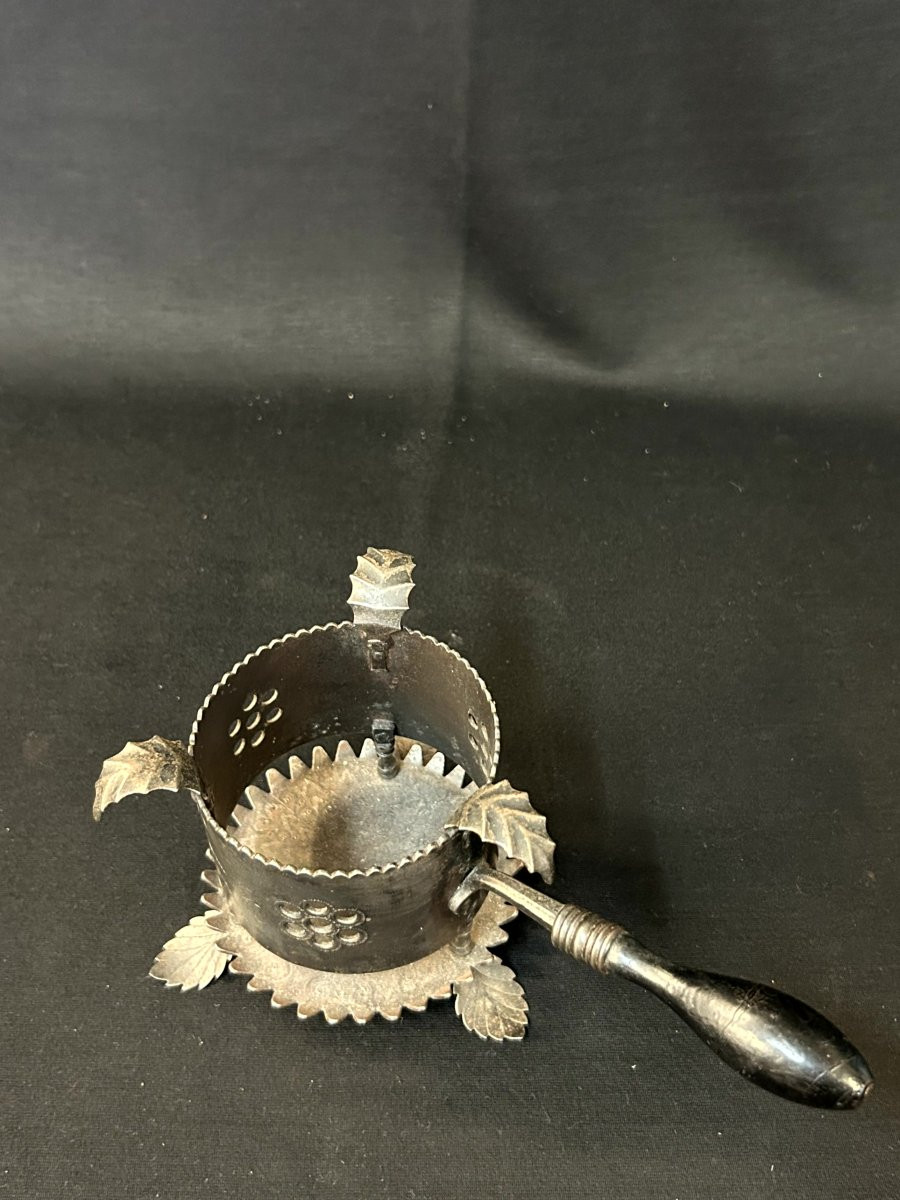 Scaldino brucia profumi in ferro forgiato-photo-3