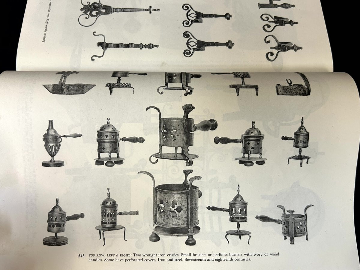 Scaldino brucia profumi in ferro forgiato-photo-4