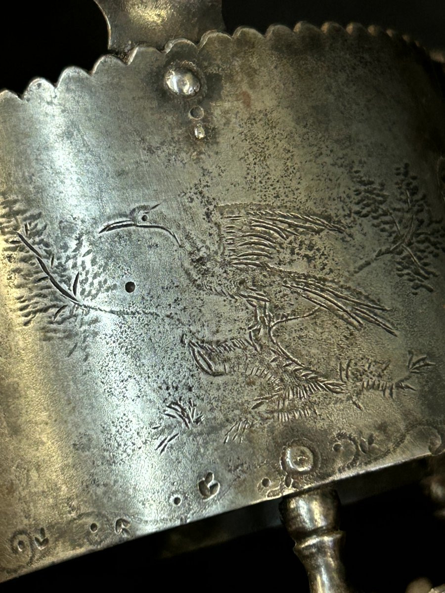 Scaldino brucia profumi in ferro forgiato-photo-4