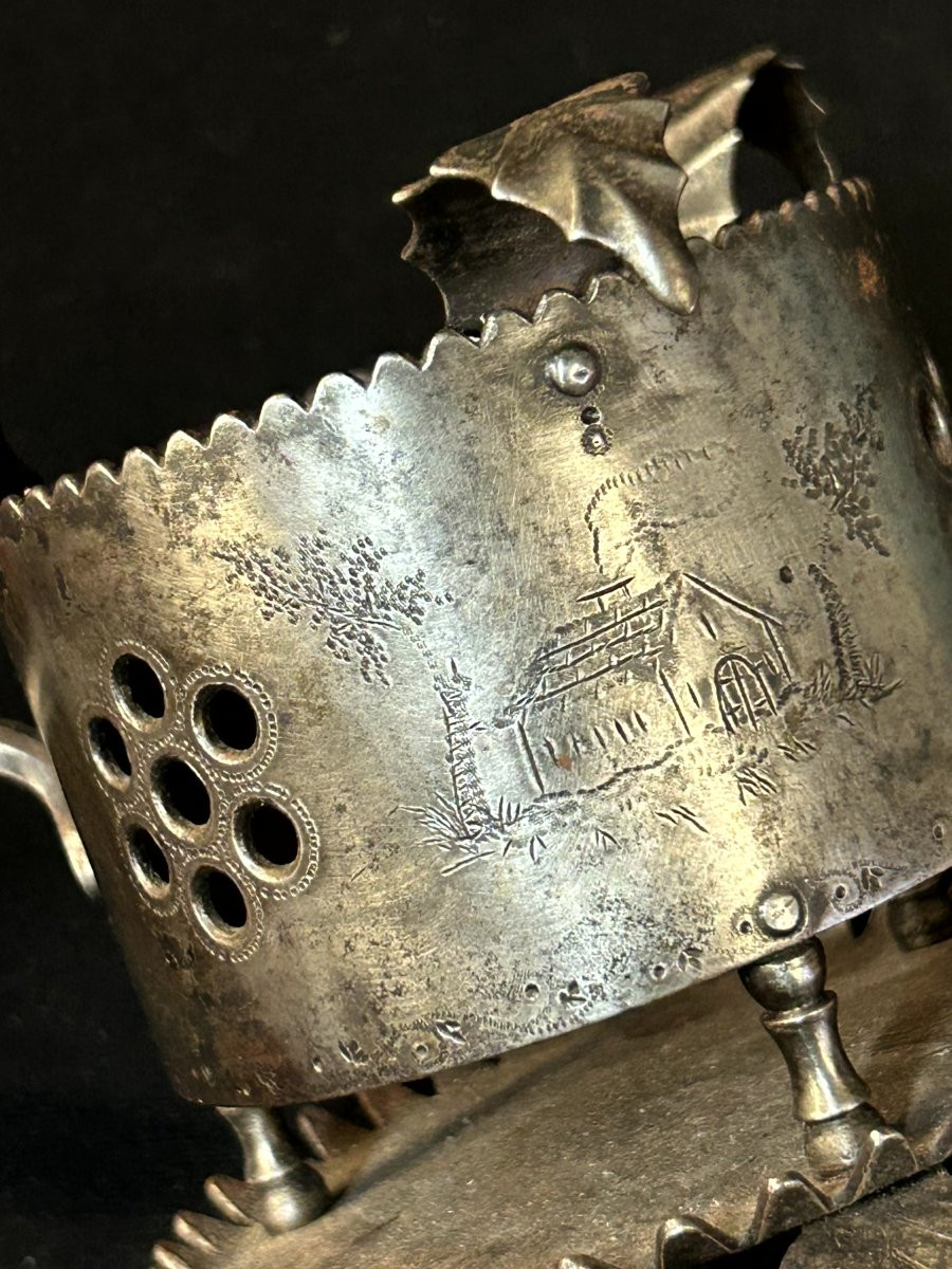 Scaldino brucia profumi in ferro forgiato-photo-5