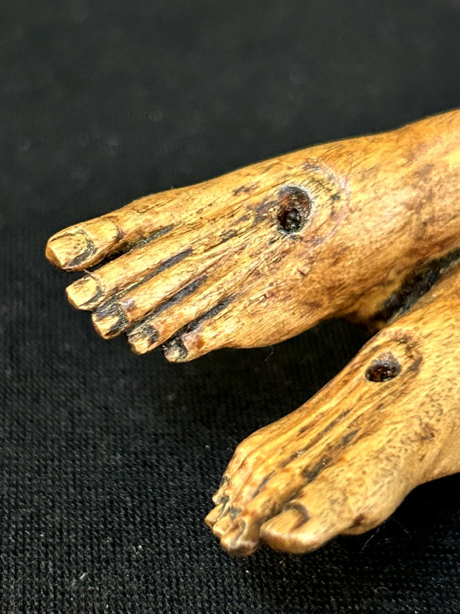 Scultura lignea  rappresentante Cristo-photo-2