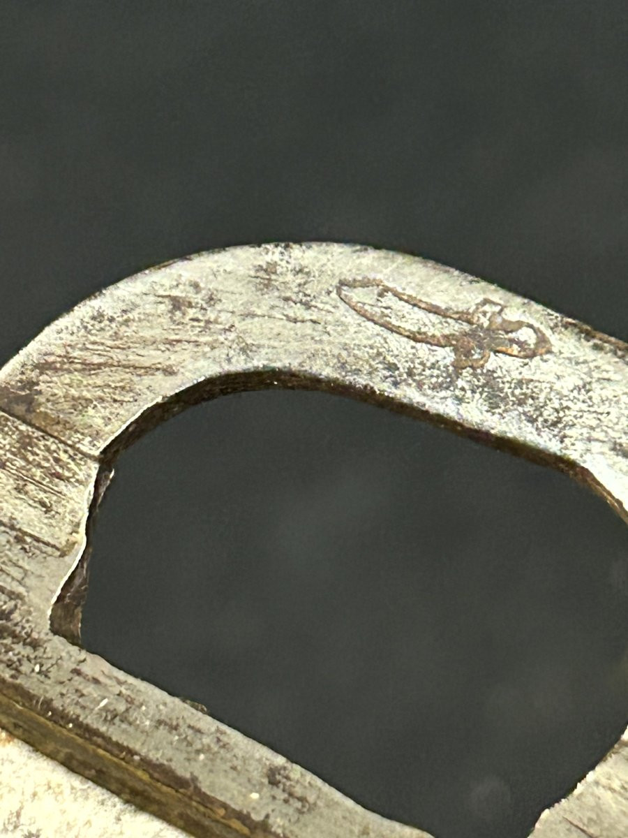 Lucchetto in ferro forgiato con chiave -photo-4