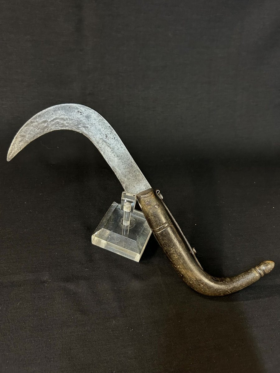 Coltello roncola in ferro forgiato-photo-4