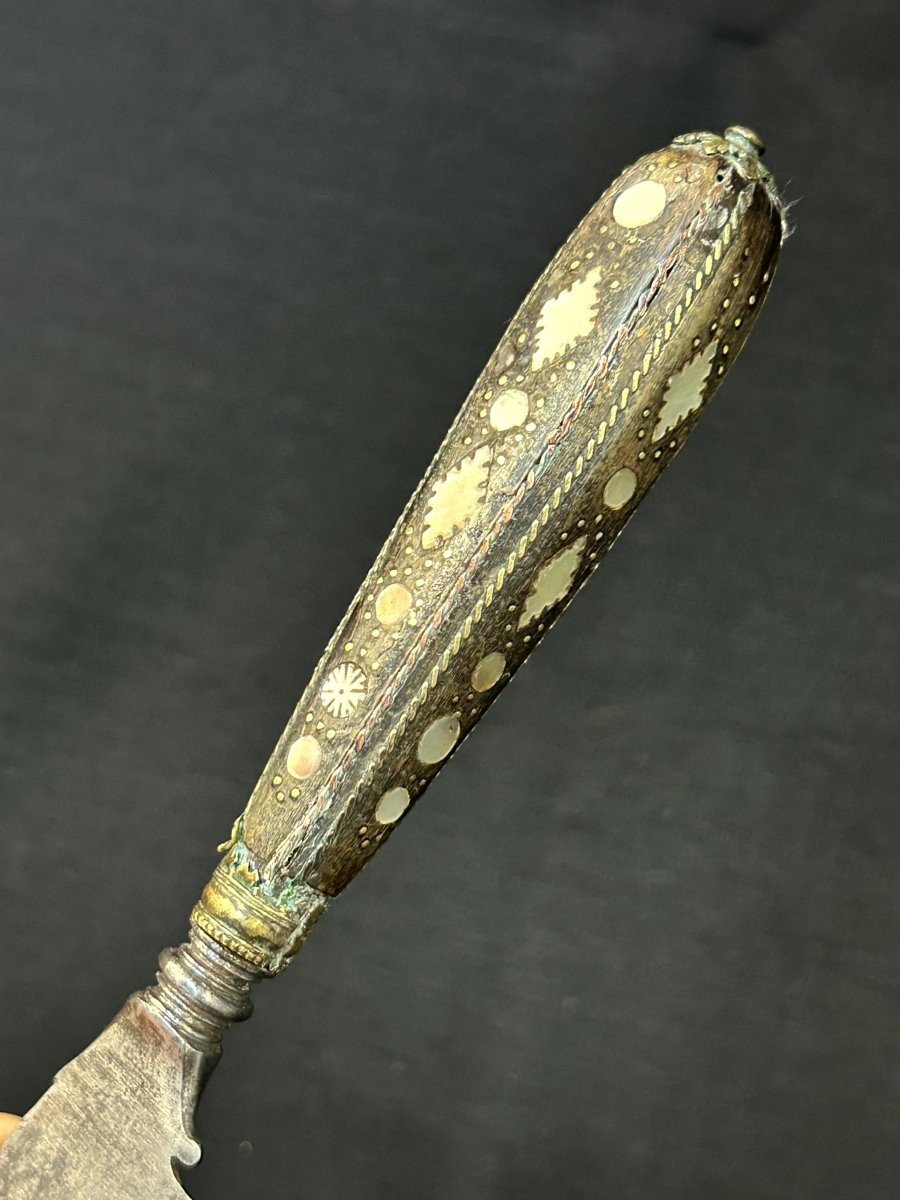 Coltello da caccia in ferro forgiato-photo-1