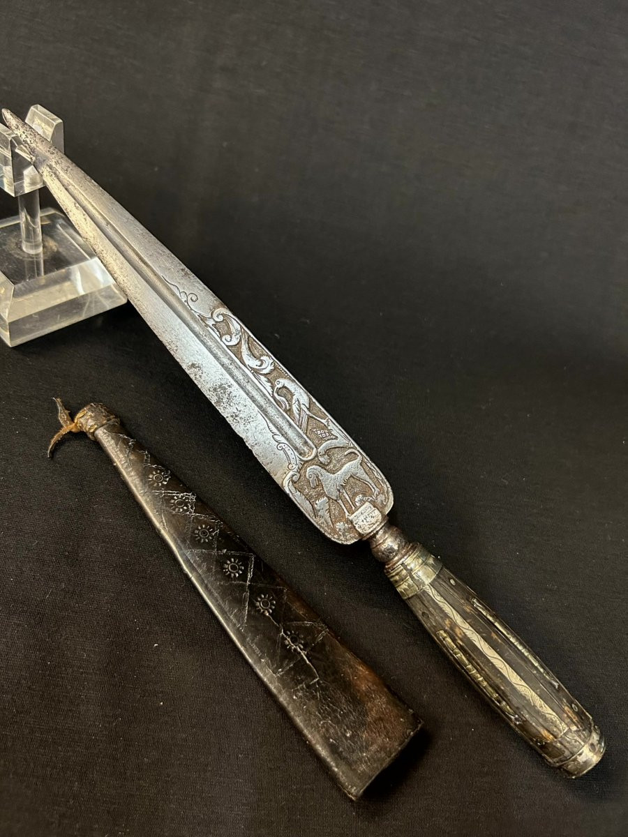 Coltello da nobiluomo in ferro forgiato-photo-2