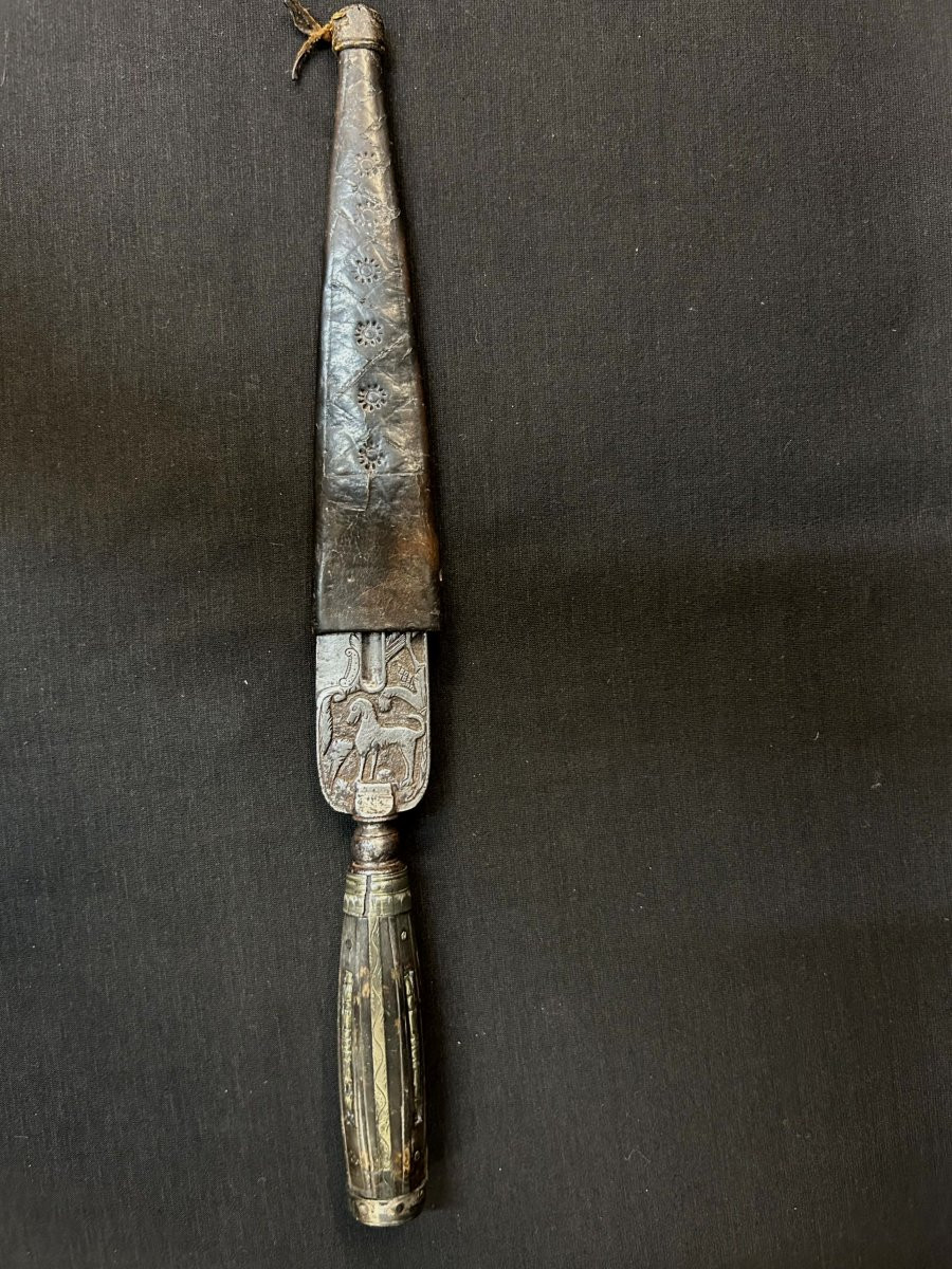 Coltello da nobiluomo in ferro forgiato-photo-3